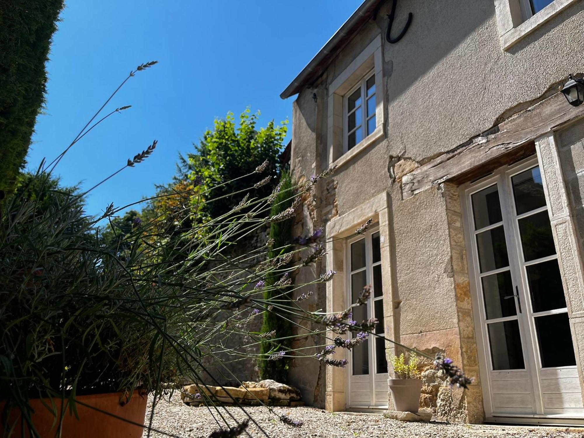 Charming Cottage In Chateau Les Roches Gardens Mont-Saint-Jean  Eksteriør billede